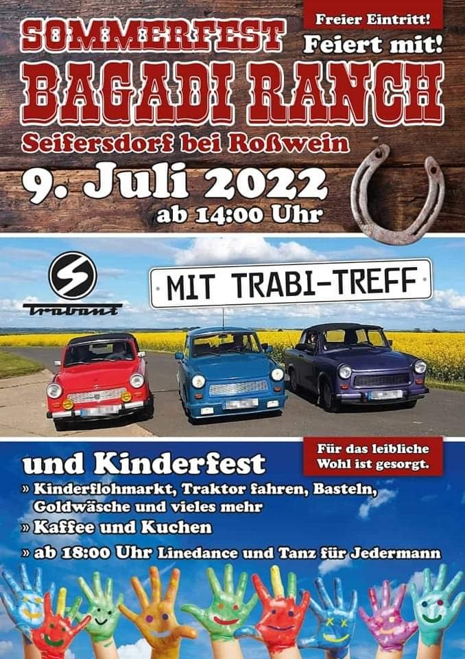 Sommerfest mit Trabbitreff in Seifersdorf b. Roßwein
