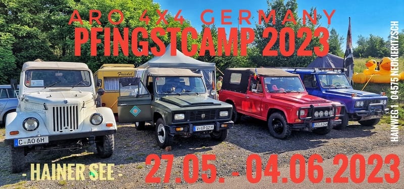 ARO 4x4 Pfingstcamp 2023 am Hainer See
