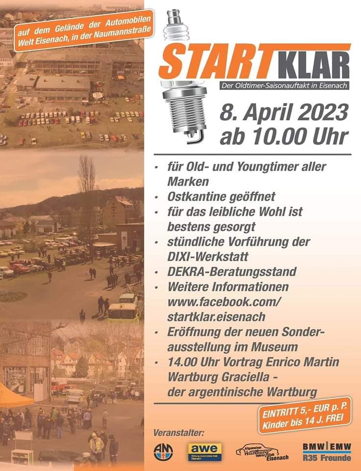 Startklar - der Oldtimersaisonauftakt in Eisenach