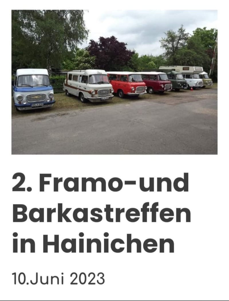Framo- und Barkas-Treffen in Hainichen