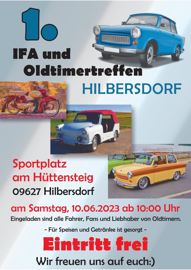 1. IFA und Oldtimertreffen in Hilbersdorf