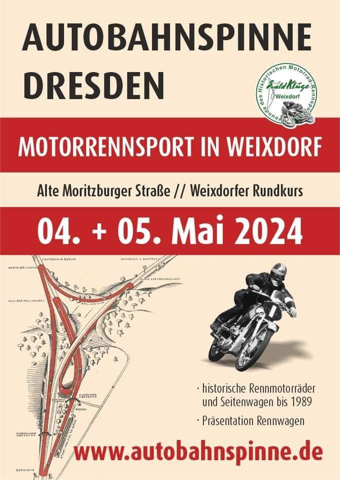 Motorrennsport Autobahnspinne Weixdorf