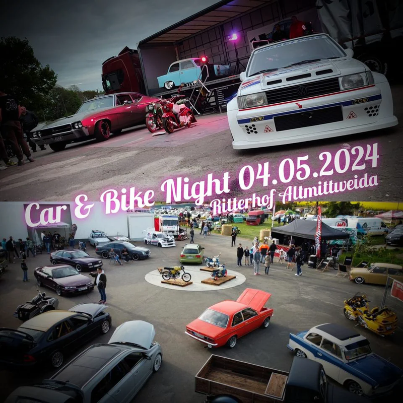 Car & Bike Night am Ritterhof Altmittweida