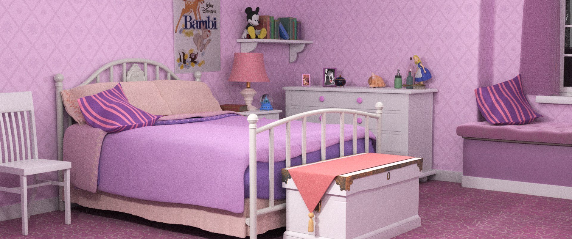 Disney Fan Bedroom