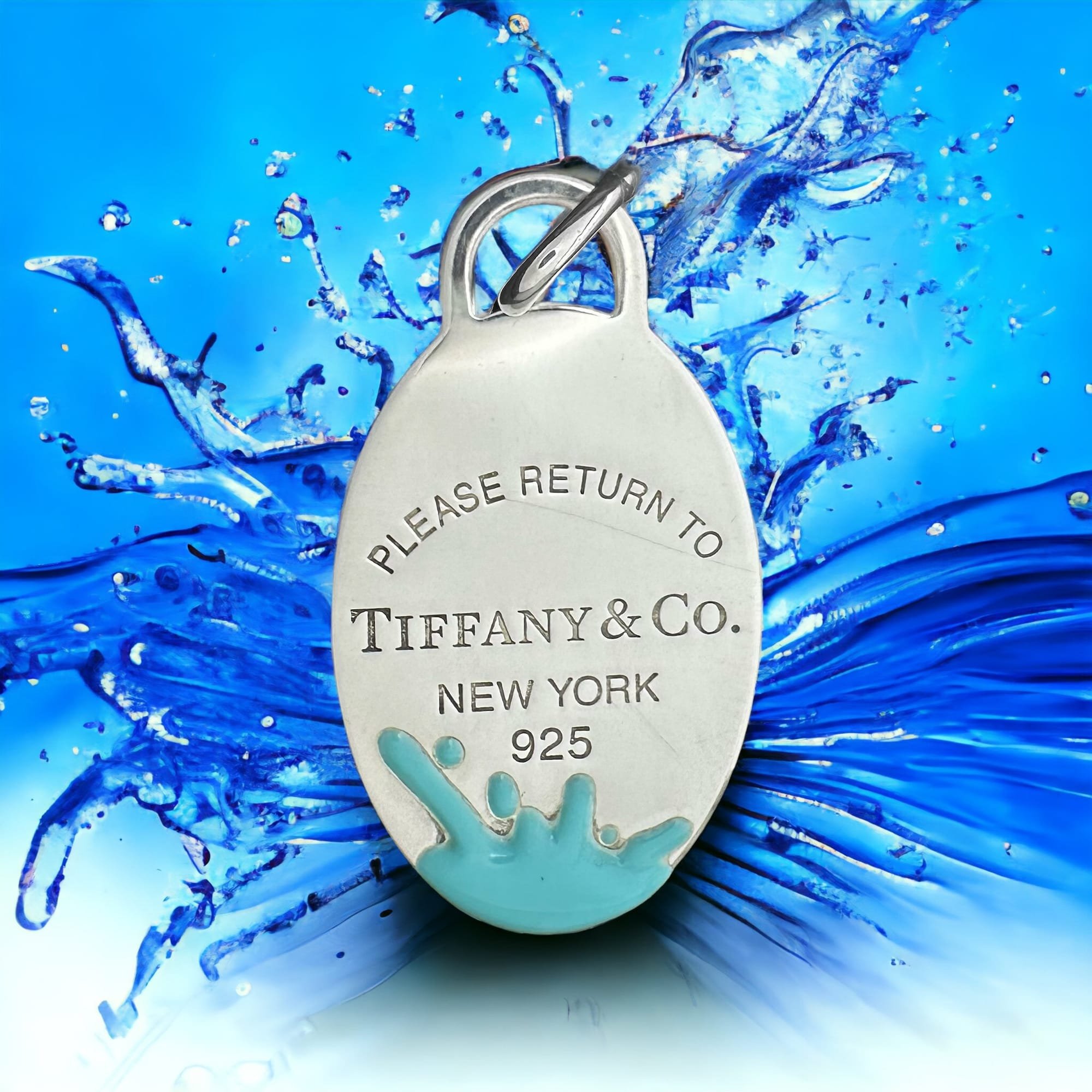Tiffany & Co. Blue Splash Pendant