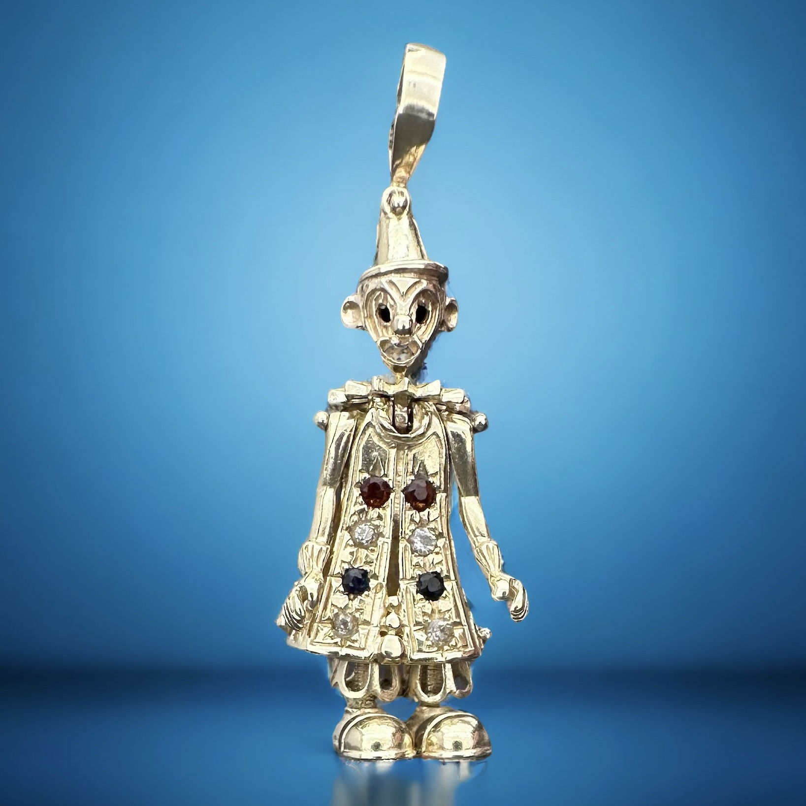 Vintage Clown Pendant
