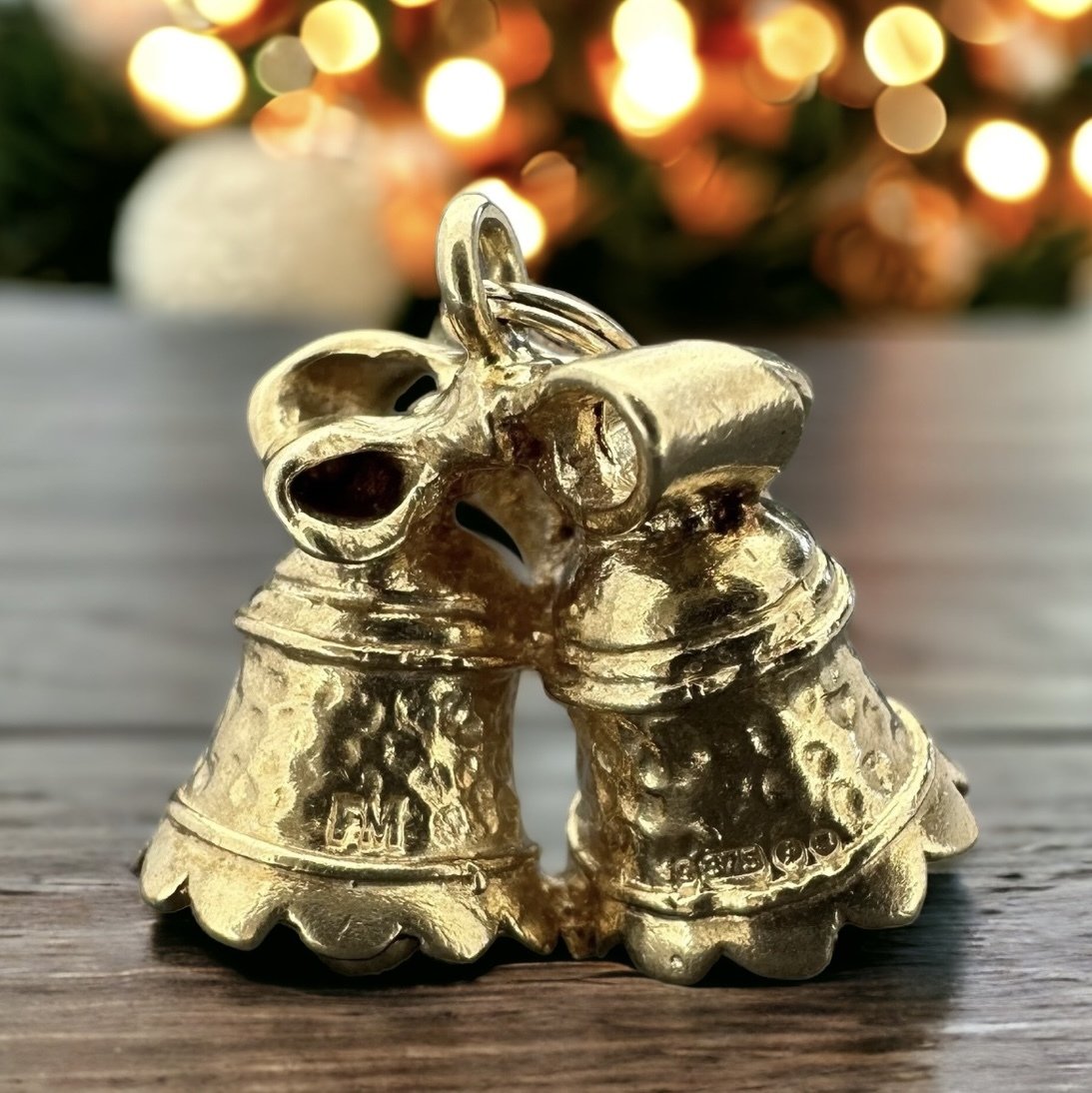 Christmas Bells Solid Charm