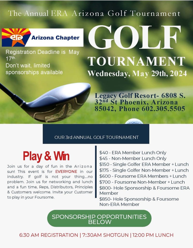 3rd Annual Arizona ERA Golf Outing