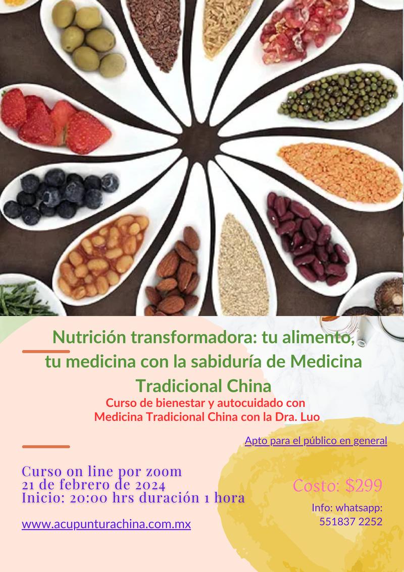 Nutrición transformadora: tu alimento, tu medicina con la sabiduría de la Medicina Tradicional China