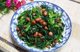 Insalata di spinaci 陈醋菠菜花生米