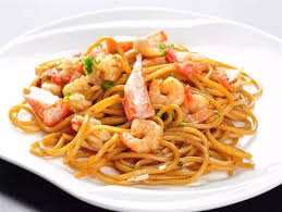 Spaghetti cinesi saltati 海鲜黑椒炒面