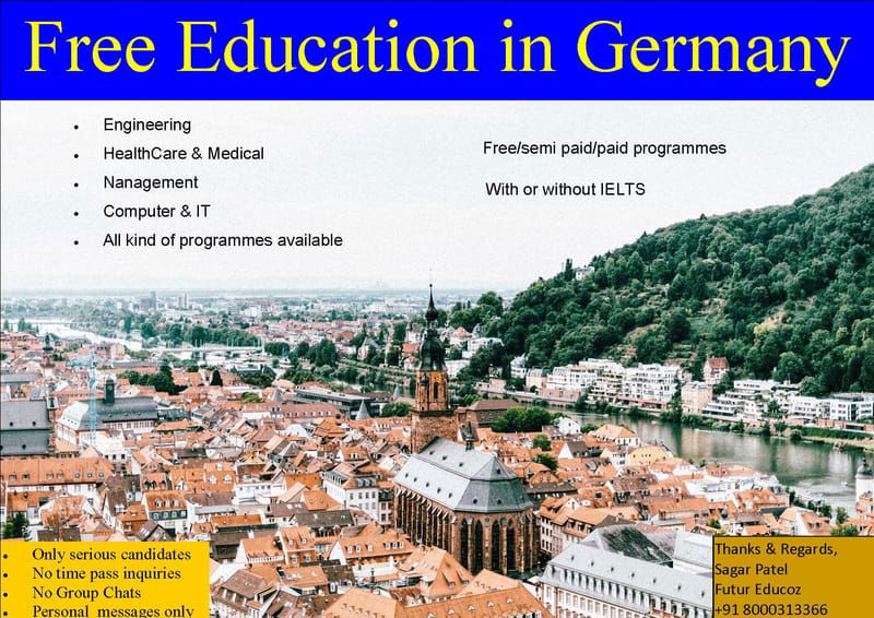 Free Education to Germany
