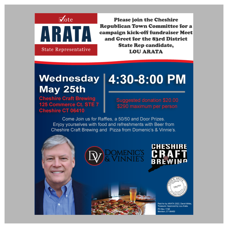 Beer & Pizza with Lou Arata for the 83rd