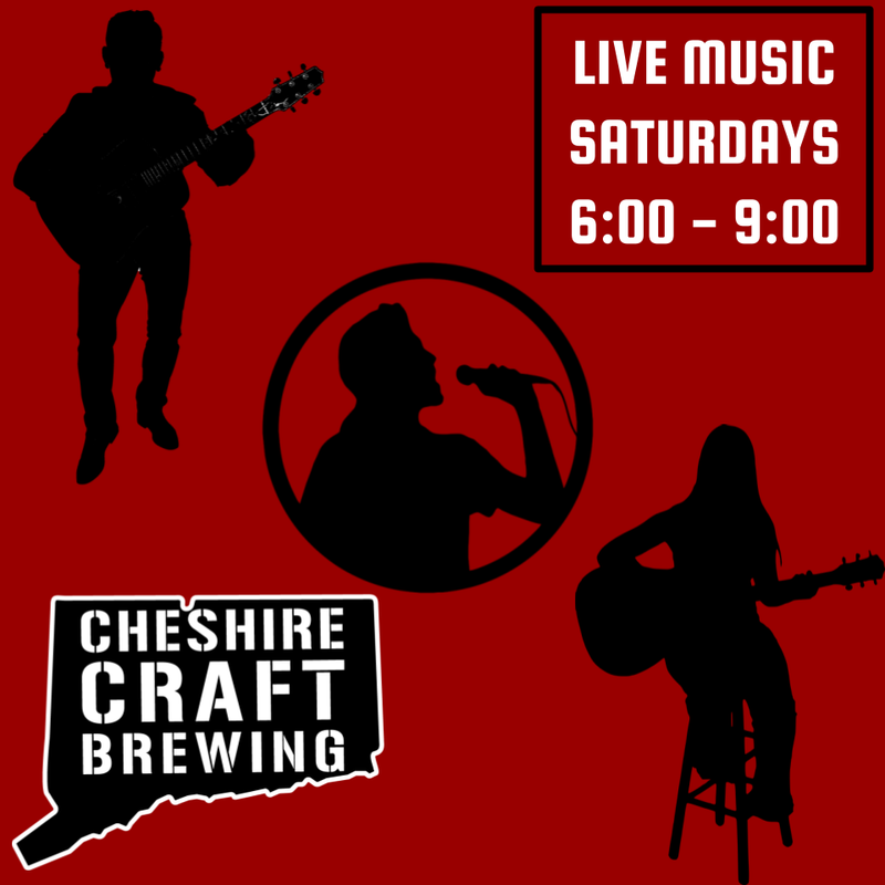 Live Music on Saturdays starting at 600 Cheshire Craft Brewing