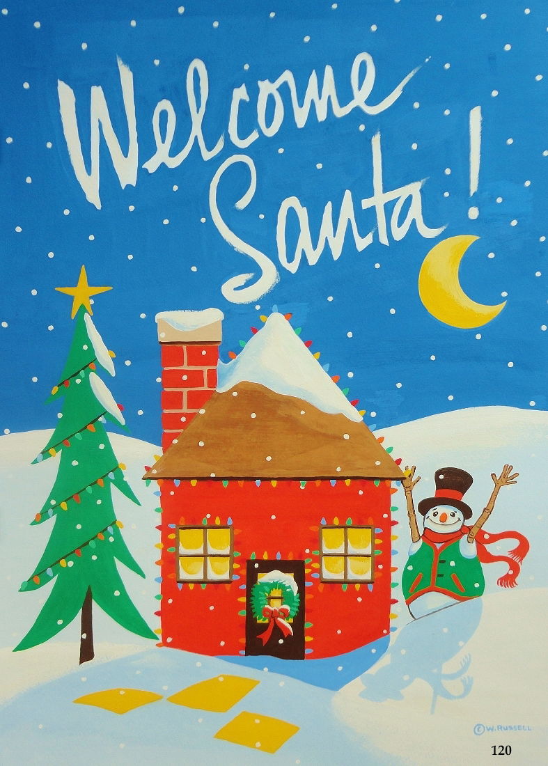 Holiday Welcome Santa