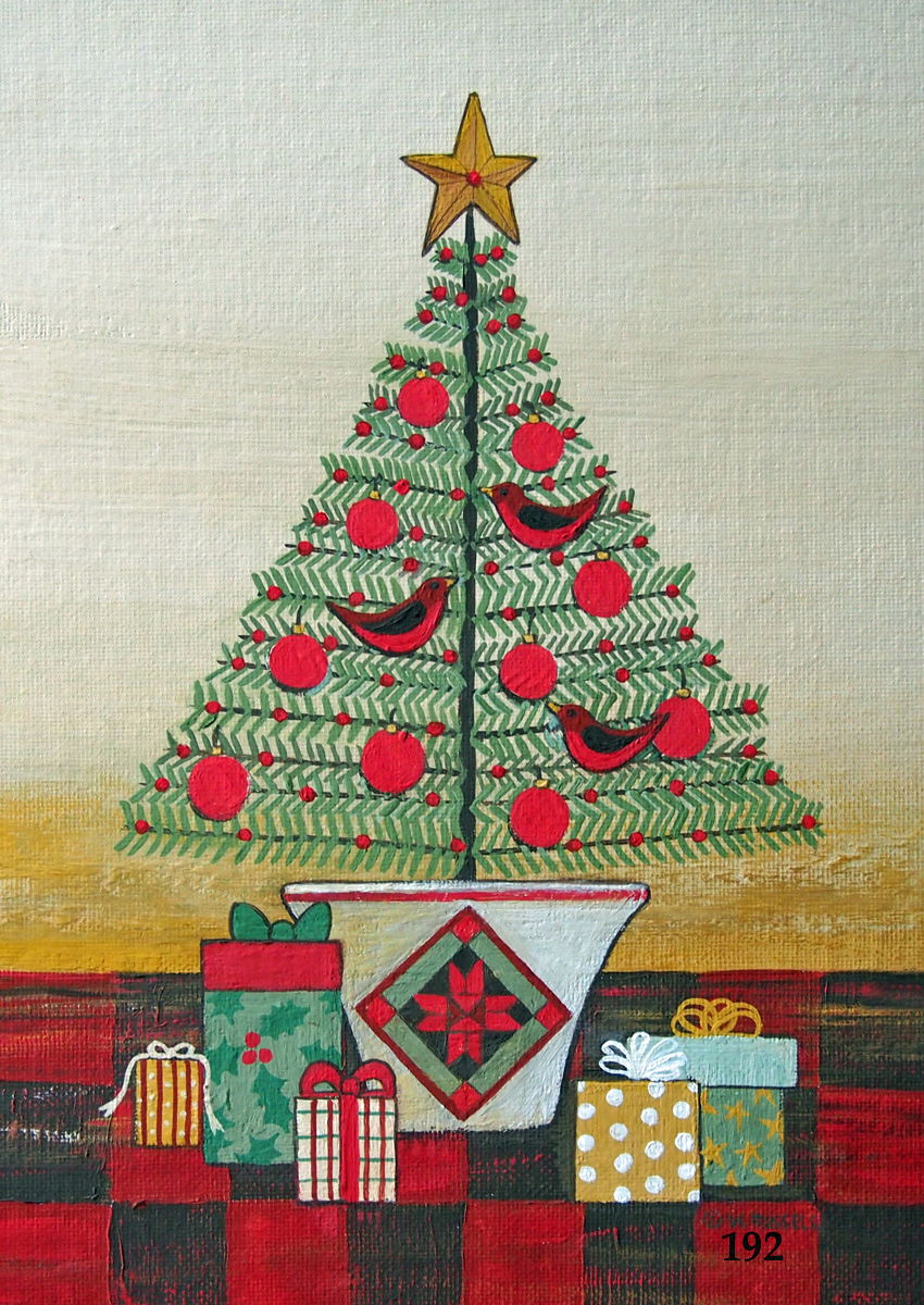 Folk Art Christmas Tree