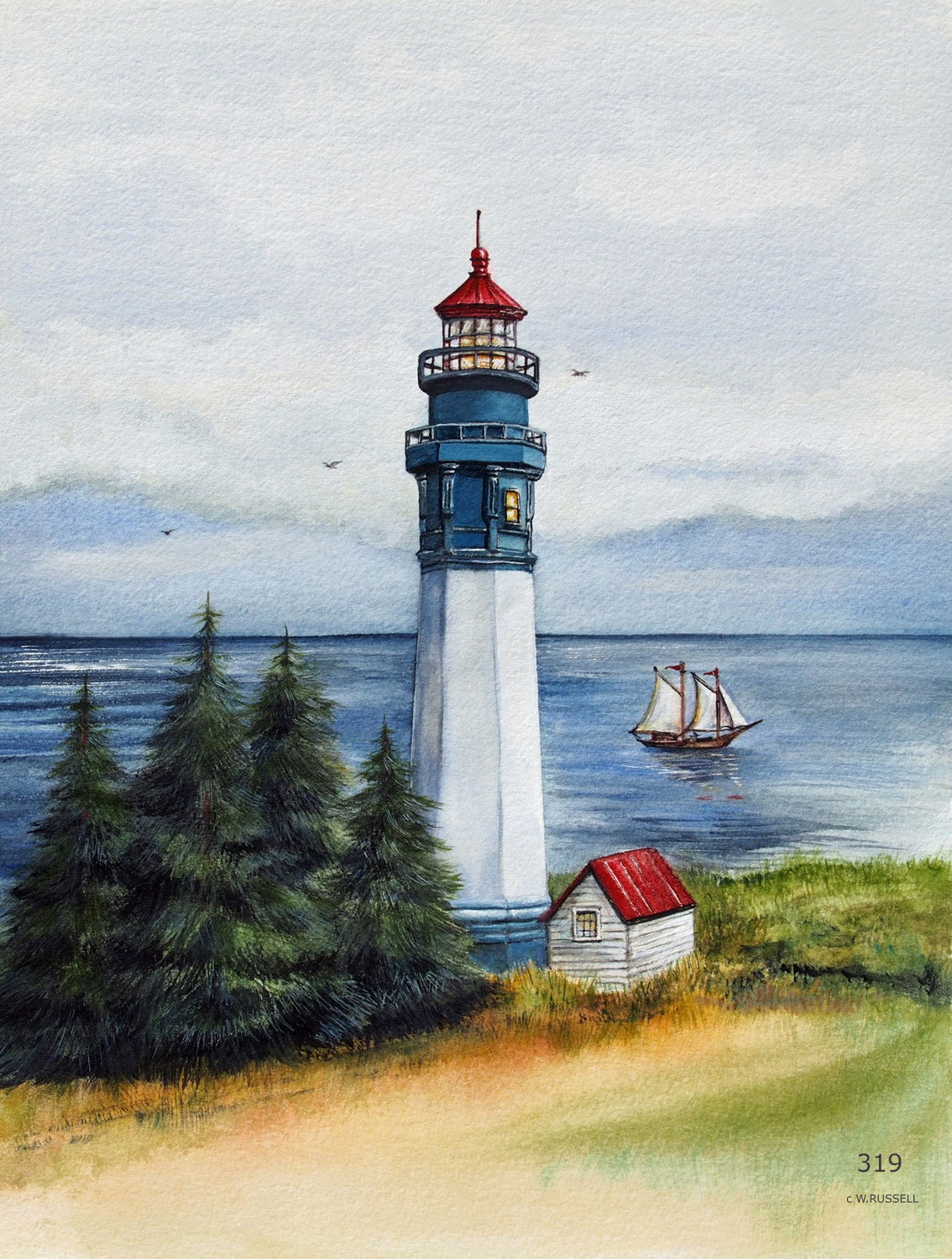 Lighthouse Gray's Harbor Washington