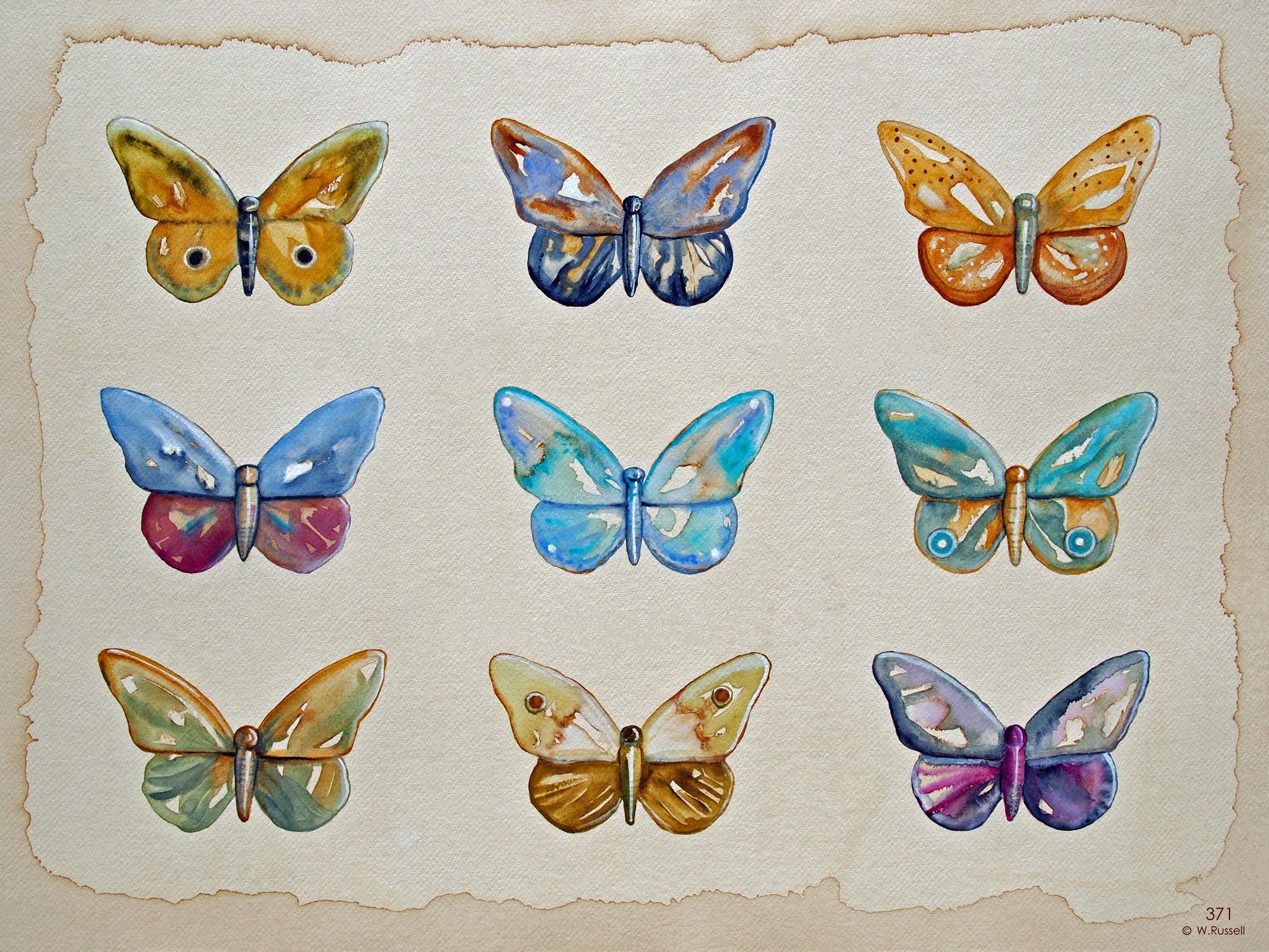 Butterflies Shimmer No Text Variation