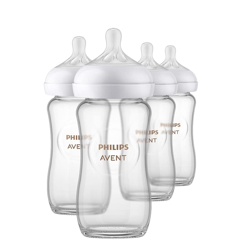 avent-4-pack-natural-glass-bottles-baby-and-beyond