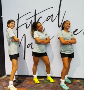 Girls Representing Rowdies Futsal