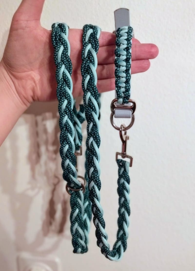 Lupine Hundehalsband & Leine ‚Regen Lied‘ – Verstellbar Für Kleine Hunde & Welpen