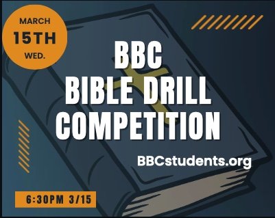 BBC Bible Drill March 15