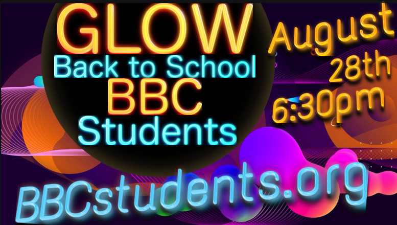 GLOW Back 2 School - Aug. 28th