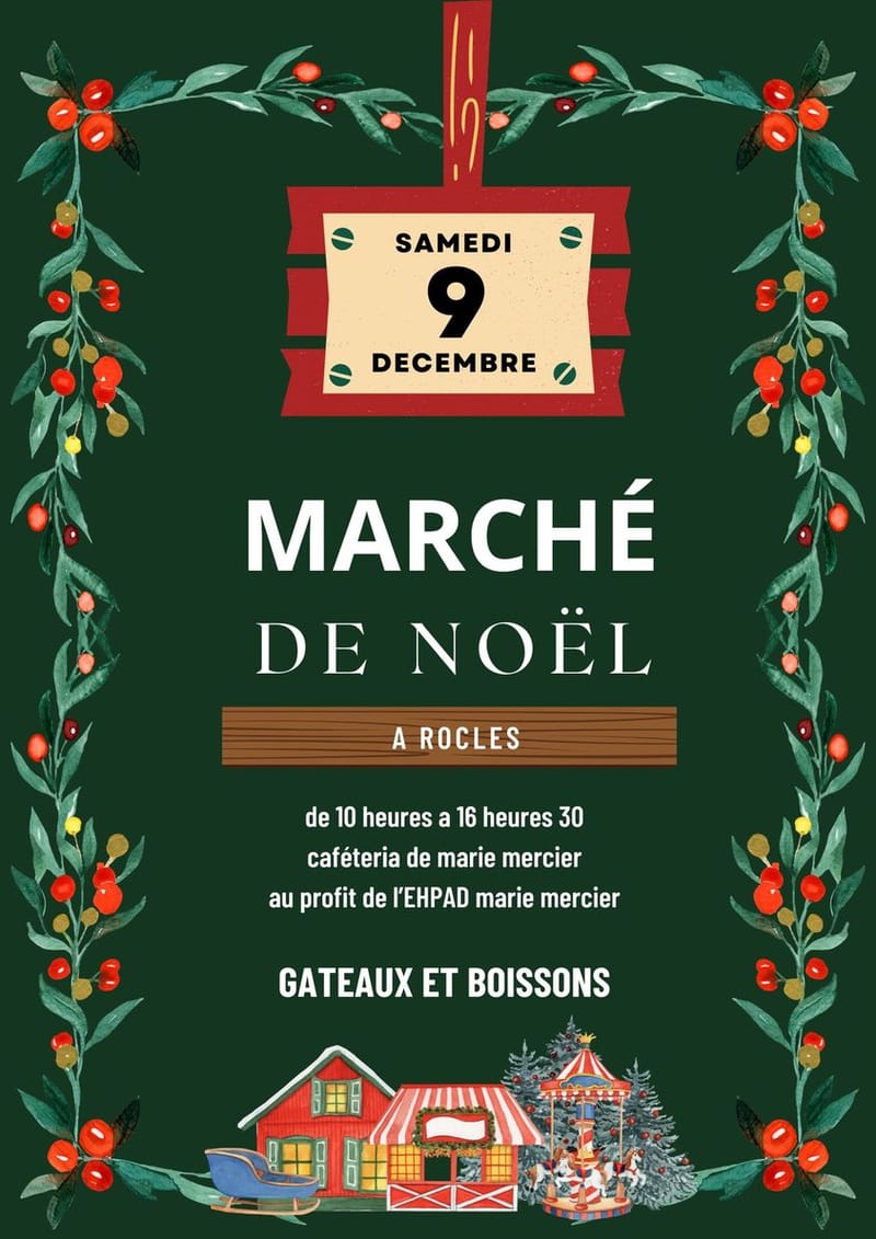 Marché de Noel -ROCLES-