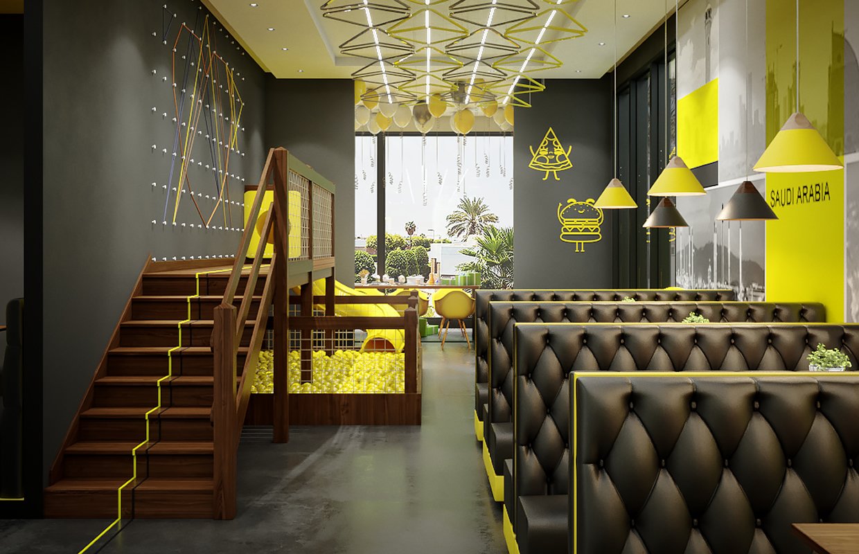  تصميم تنفيذ ديكورات مطاعم كافيهات تسليم مفتاح