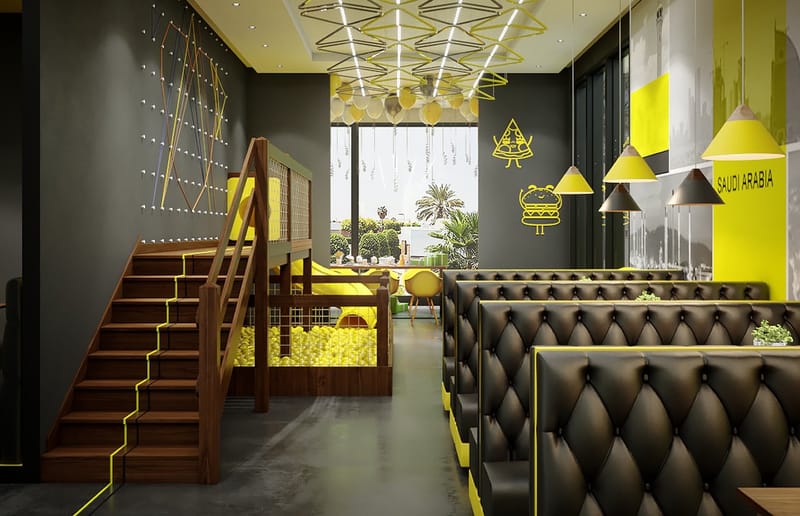  تصميم تنفيذ ديكورات مطاعم كافيهات تسليم مفتاح