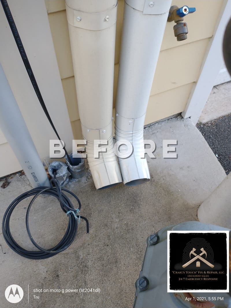 Drainage Extender Installation