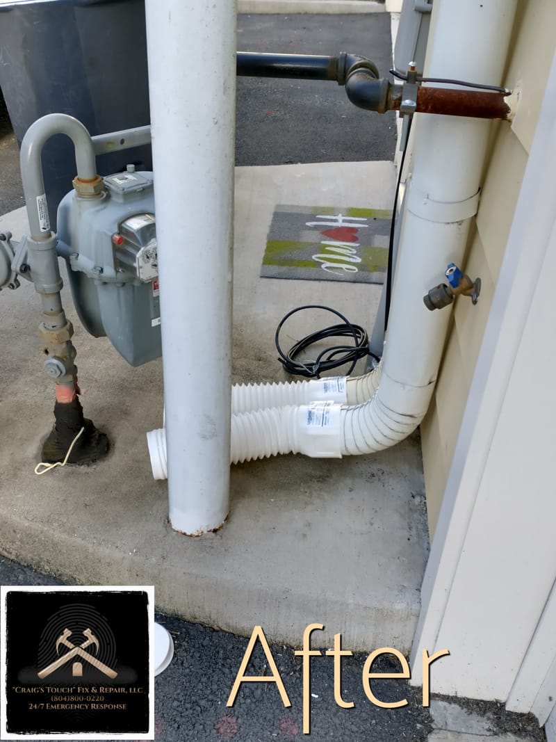 Drainage Extender Installation