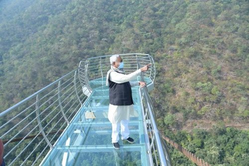 85 feet long and 6 feet wide! India's first glass bridge is about to open.