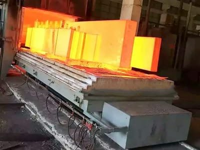 Machine Tool Bed Castings are Treated with Stress Annealing