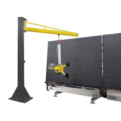 The vacuum hoist glass lifter loading equipment image