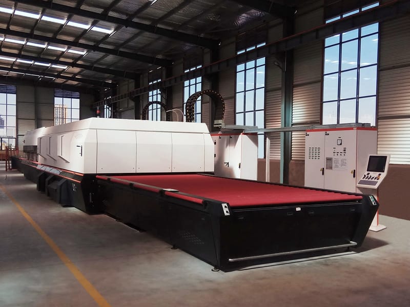 Automatic Glass Tempering Production Line / Toughened Glass Furnace