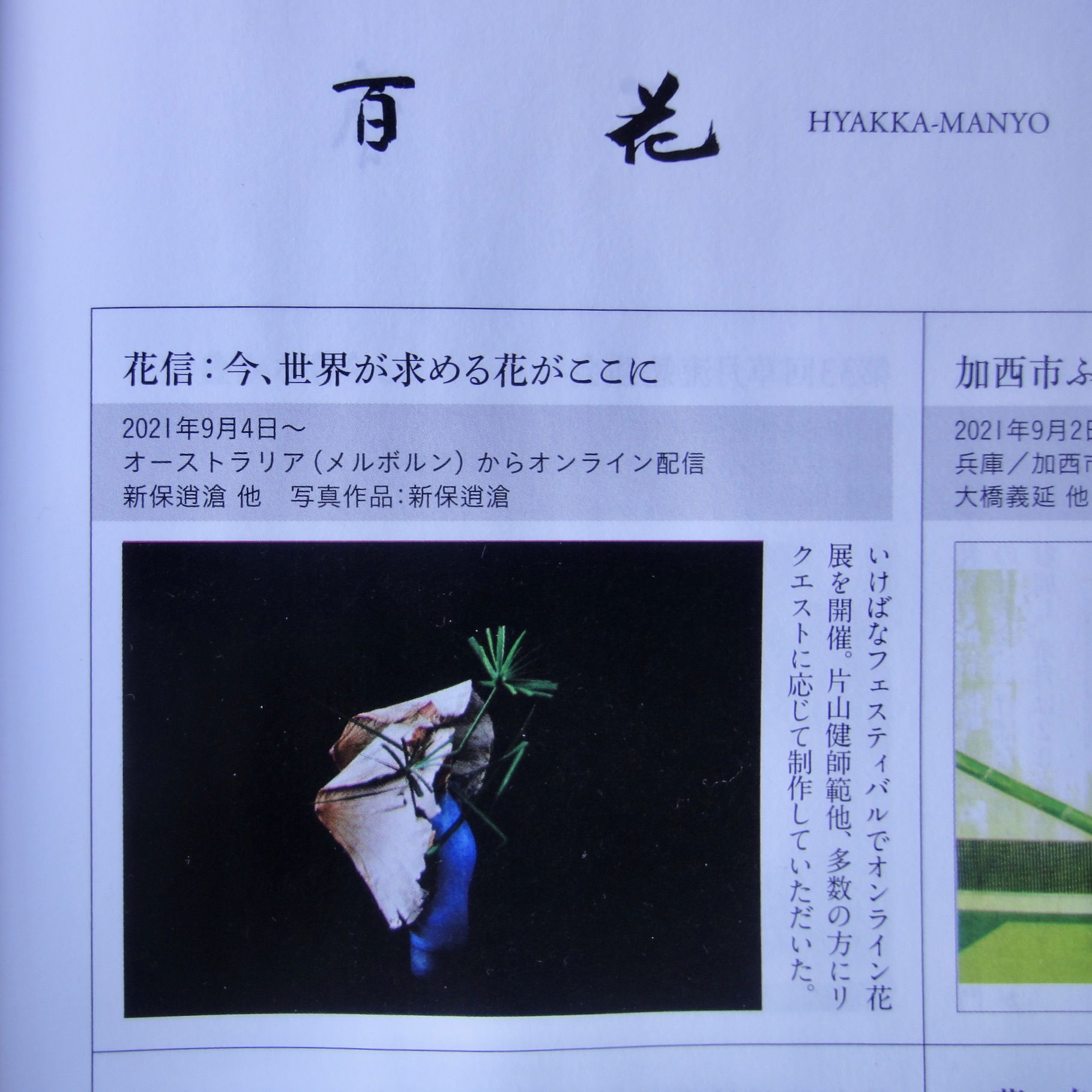 Hanadayori in So Journal