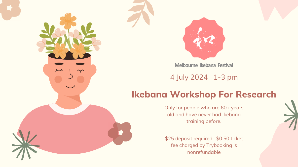 Free Ikebana Workshop for Seniors