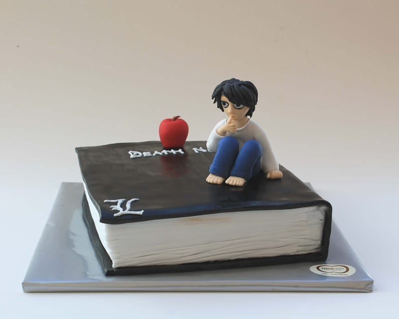 עוגה מעוצבת בנושא סדרת אנימה