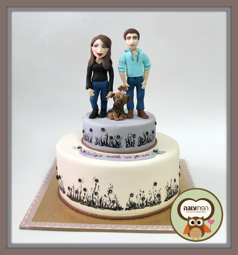 עוגה מעוצבת לצמד אחים