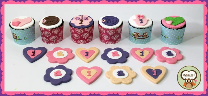 קאפקייקס מעוצבים בהזמנה אישית