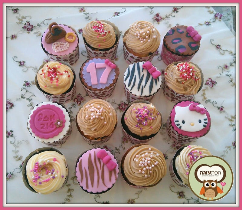 קאפקייקס מעוצבים בהזמנה אישית