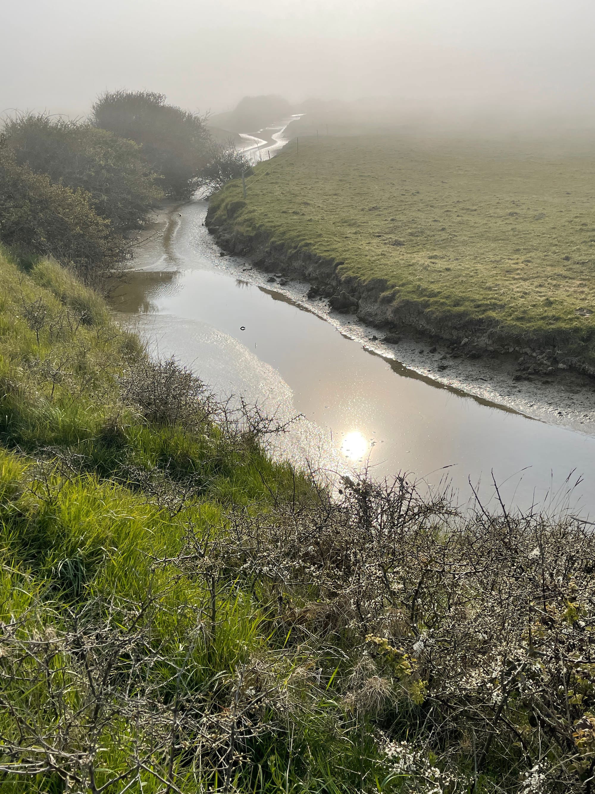 Drainage of the flat lands, Cuckmere, East Sussex