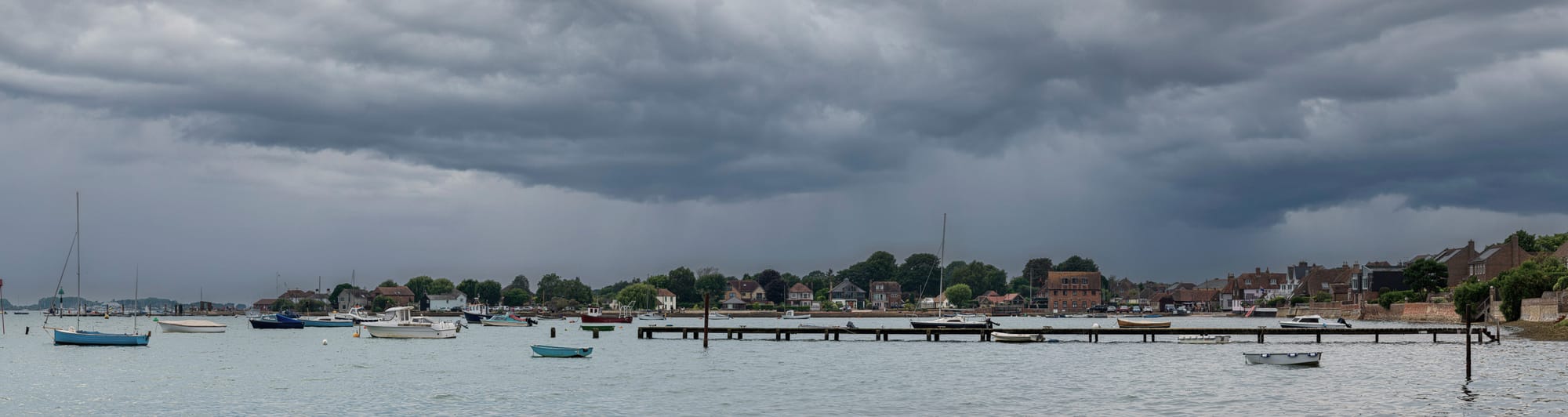 Storm coming panorama