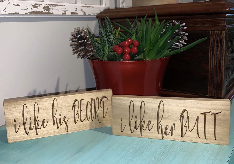 SET of 2 signs