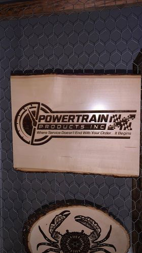 SAMPLE 13x9 Basswood Plaque with LOGO