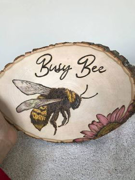 BUSY BEE 7-9" OVAL COOKIE
