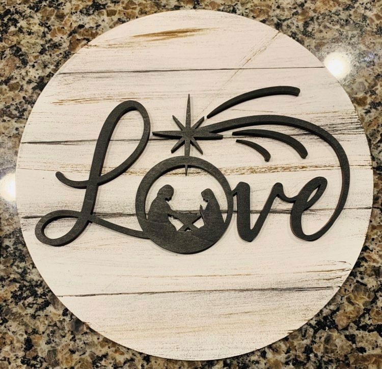 Love shiplap sign