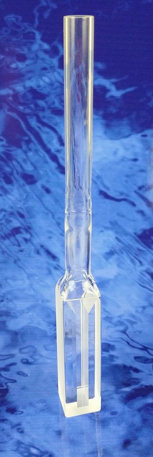 Semi-Micro Cuvette with Quartz-to-Pyrex Graded Seal Tube (Lightpath: 10mm)