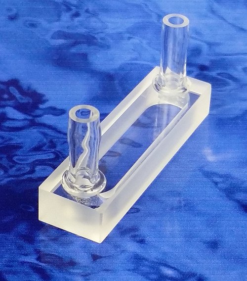 Flow Through Cell with Side Tubes (Lightpaths: 0.05-10mm)